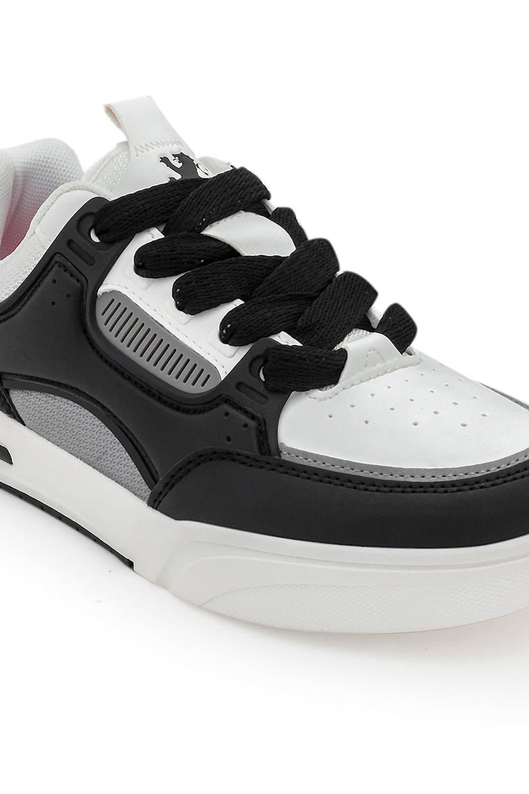 STYLEWISE STYLEWISE Women's Classic Low-Top Trainers in Black
