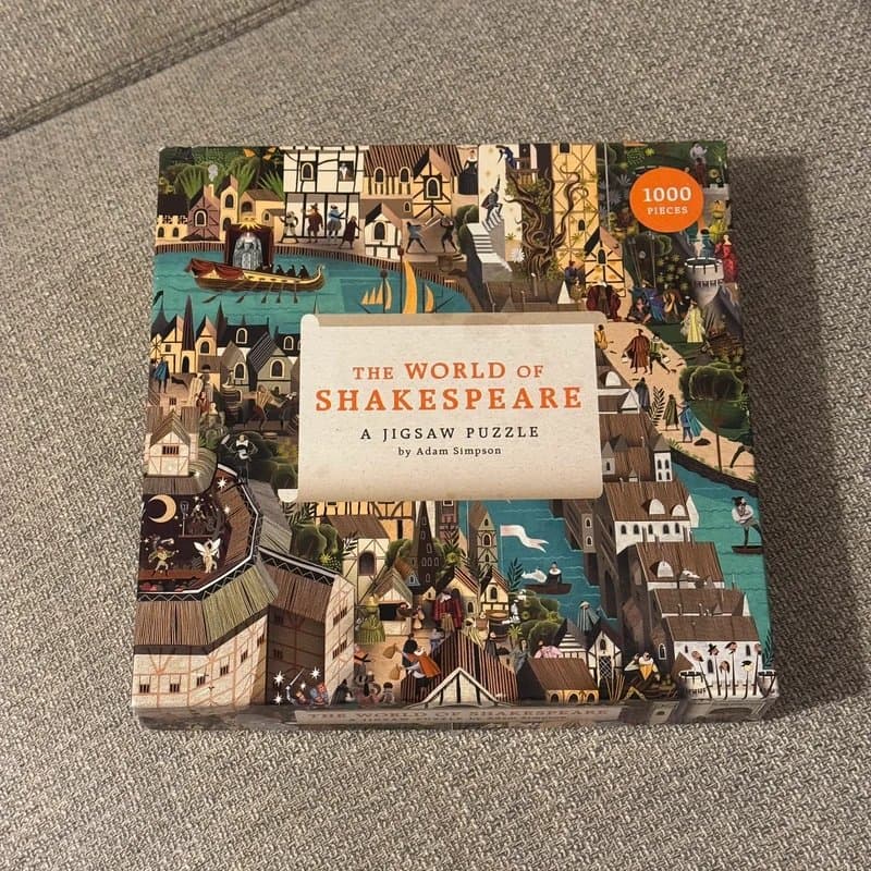 the world of Shakespeare The world of Shakespeare jigsaw - Adam Simpson