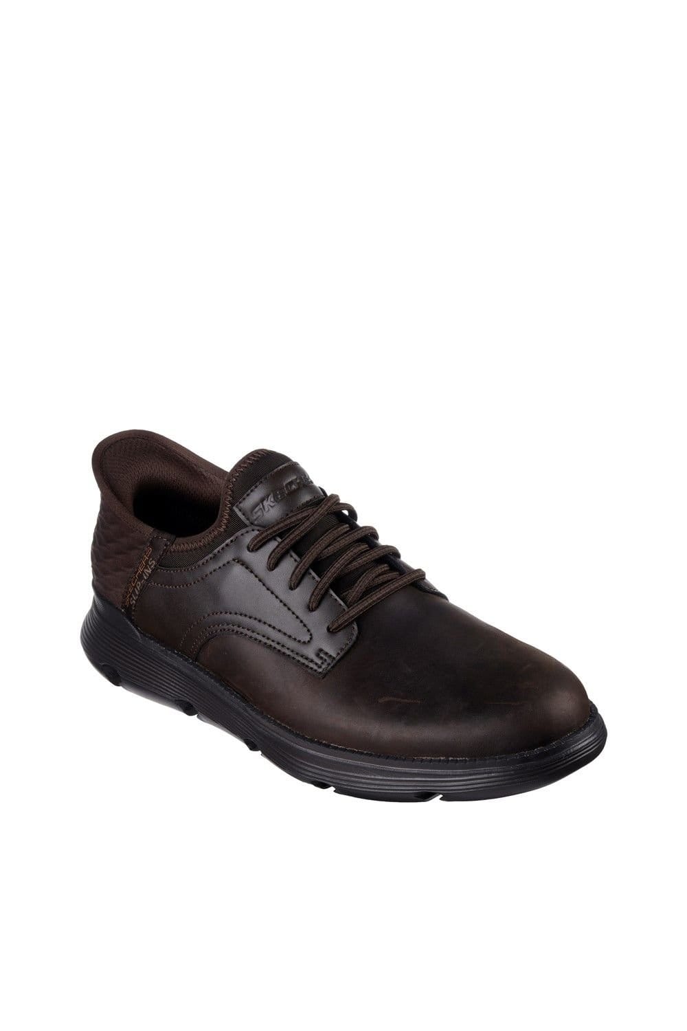 Skechers Skechers Men's 'Garza - Gervin' Classic Slip On Shoes in Brown - 1