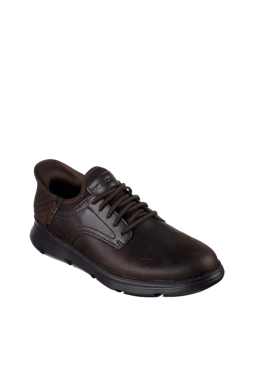 Skechers Skechers Men's 'Garza - Gervin' Classic Slip On Shoes in Brown - 1