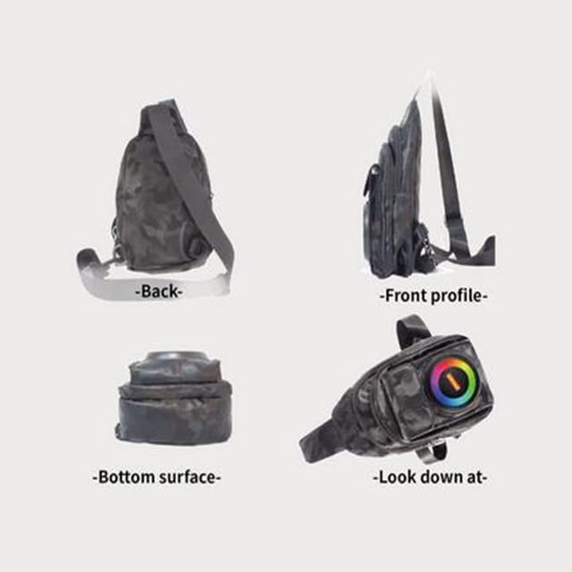 Quipulse Quipulse Men's Style 2 Multifunctional Bluetooth Speaker Backpack in Black - 3