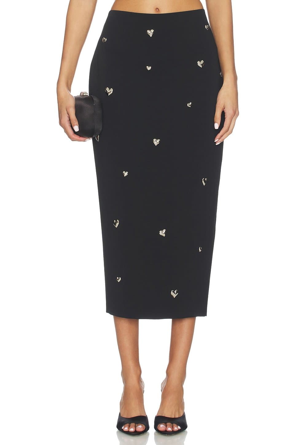 revolve Heart Applique Maxi Skirt