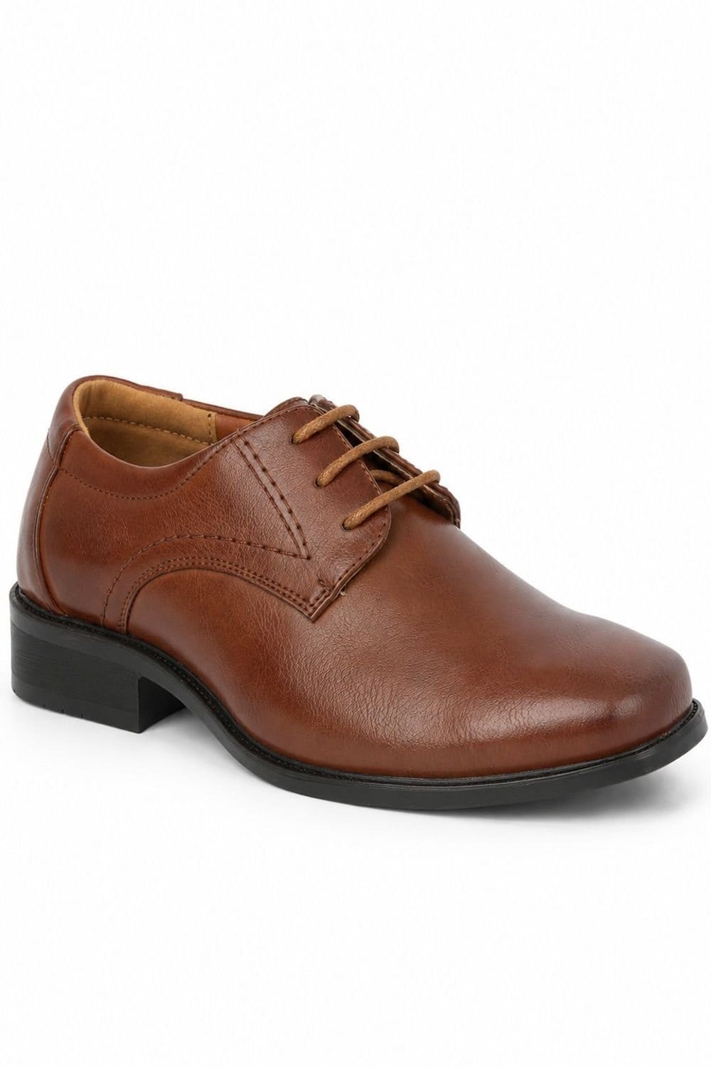 Spot On Spot On Men's Lace Up Formal Office Shoes in Tan - 1