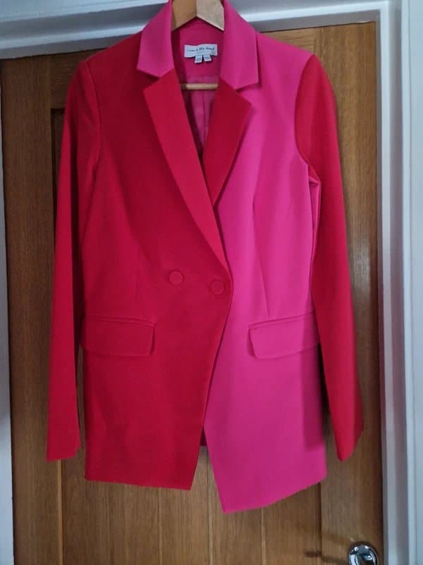 Never Fully Dressed Pink/red jacket
