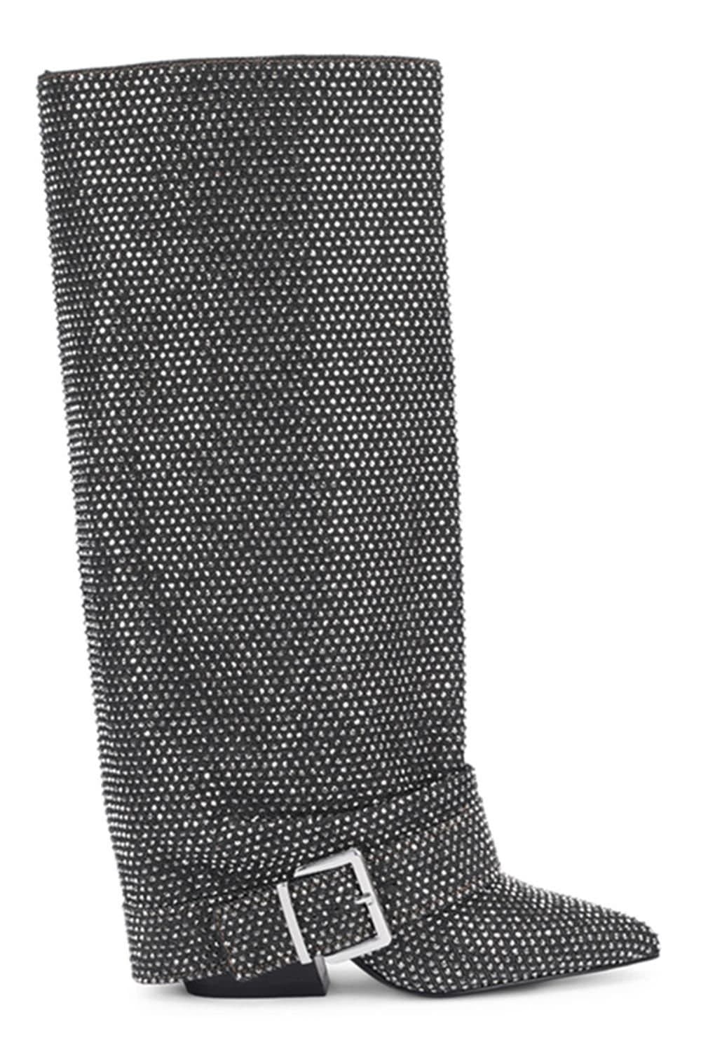 Steve Madden STEVE MADDEN Women's 'Illuzion Black Rhinestone' Boots