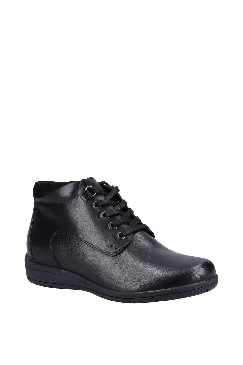Fleet & Foster Fleet & Foster Black Leather Ankle Boots