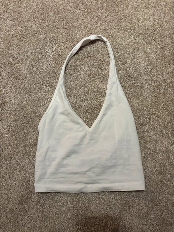 ASOS White halter neck top xs ASOS