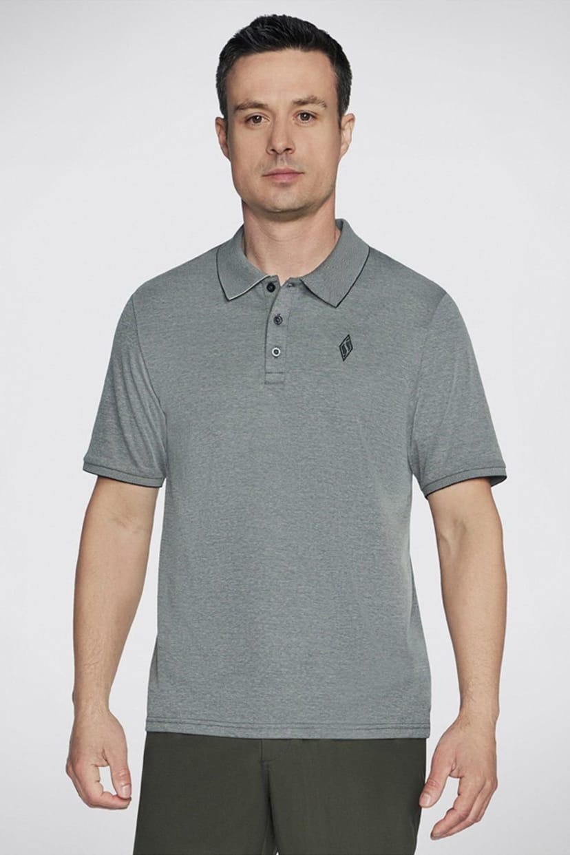 Skechers Skechers Men's Off Duty Polo Heather Charcoal in Grey - 1
