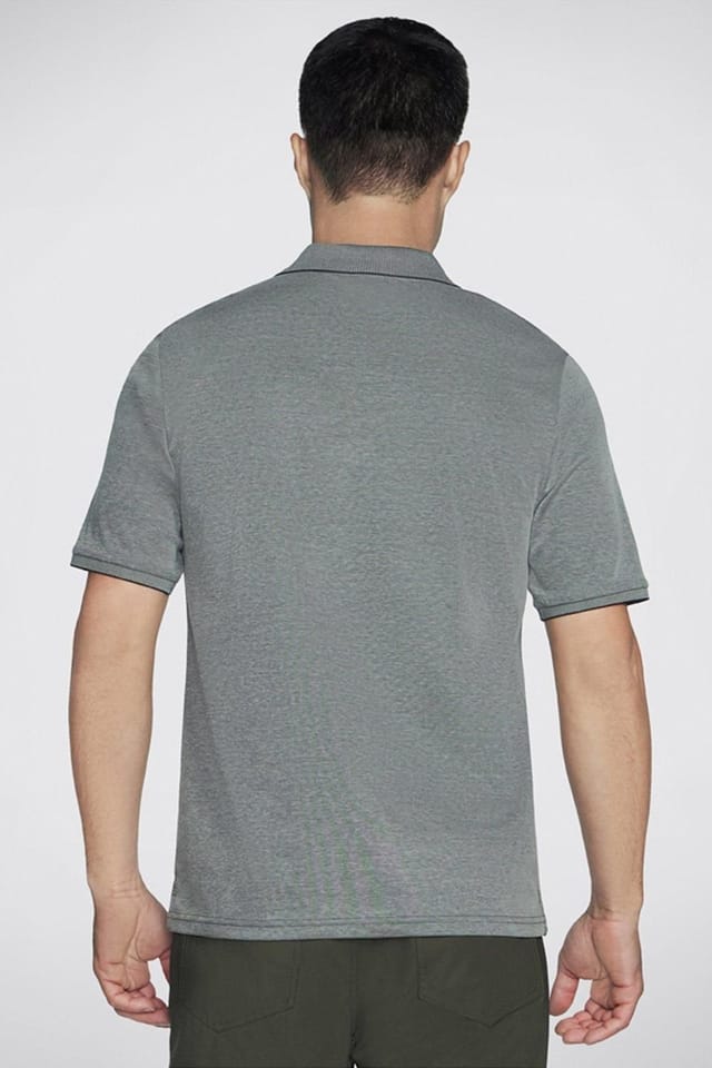 Skechers Skechers Men's Off Duty Polo Heather Charcoal in Grey - 2