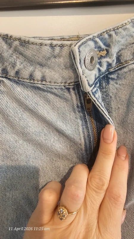 H&M Divided H&M Divided Light Wash Denim Midi Skirt - Size 18