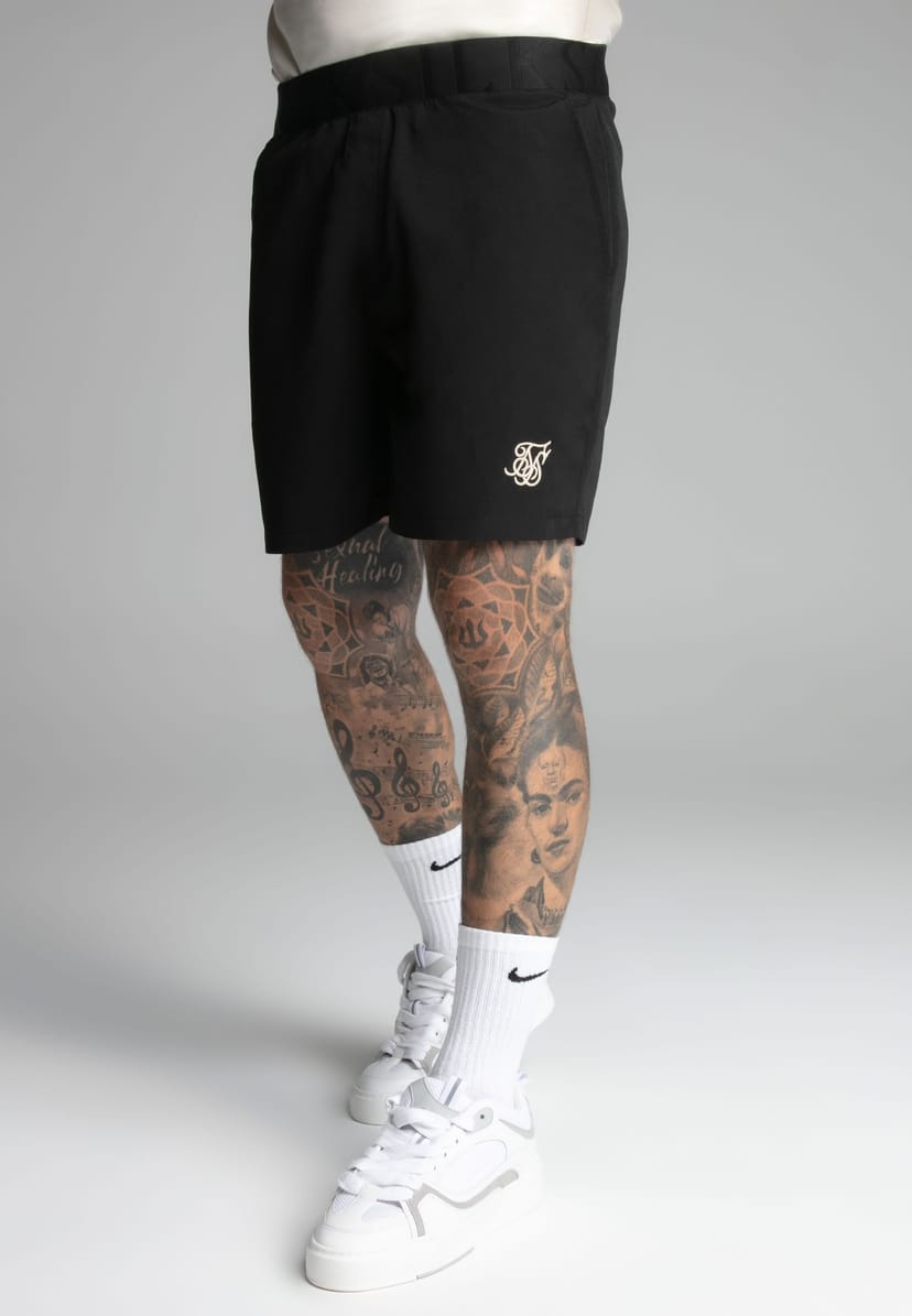 SikSilk SikSilk Men's Black Swim Shorts - 1