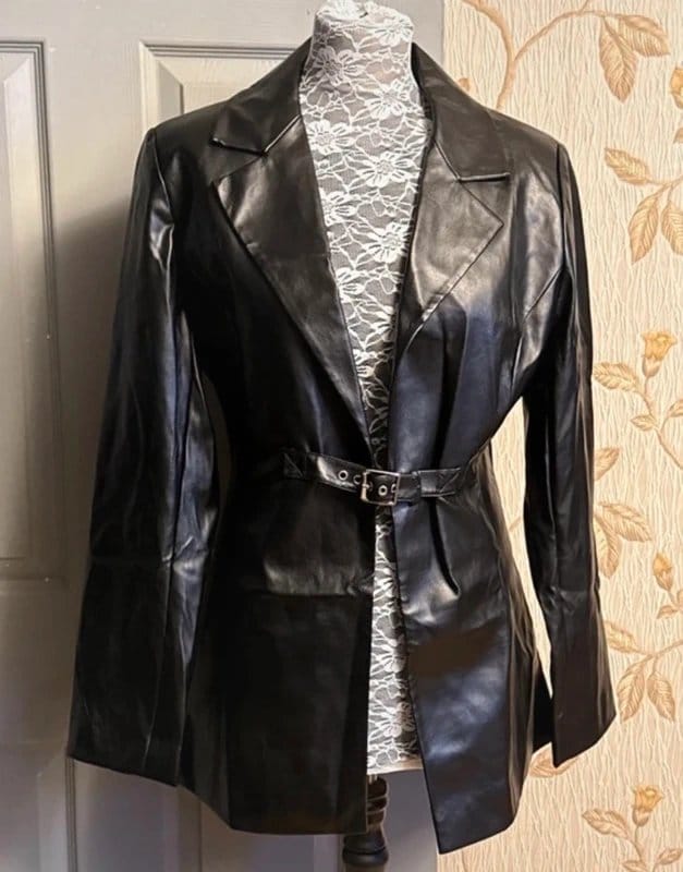ASOS Black Faux Leather Jacket