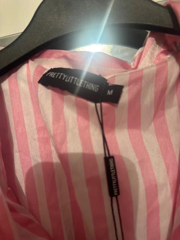 PrettyLittleThing Gorgeous Prettylittlething shortie candy stripe pyjamas