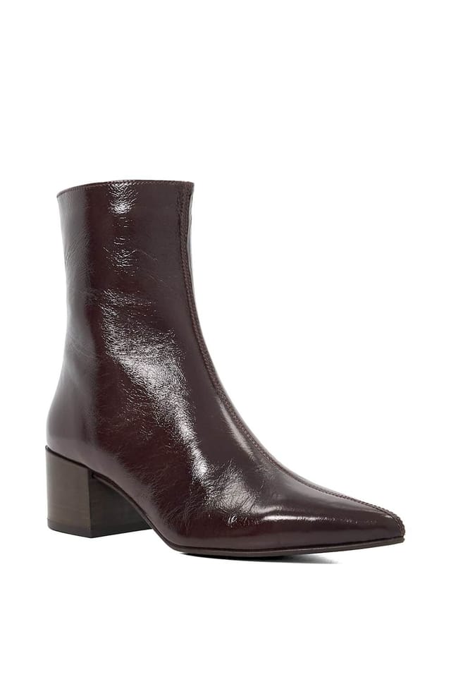 Dune London Dune London Women's 'Pami' Leather Ankle Boots in Brown - 2