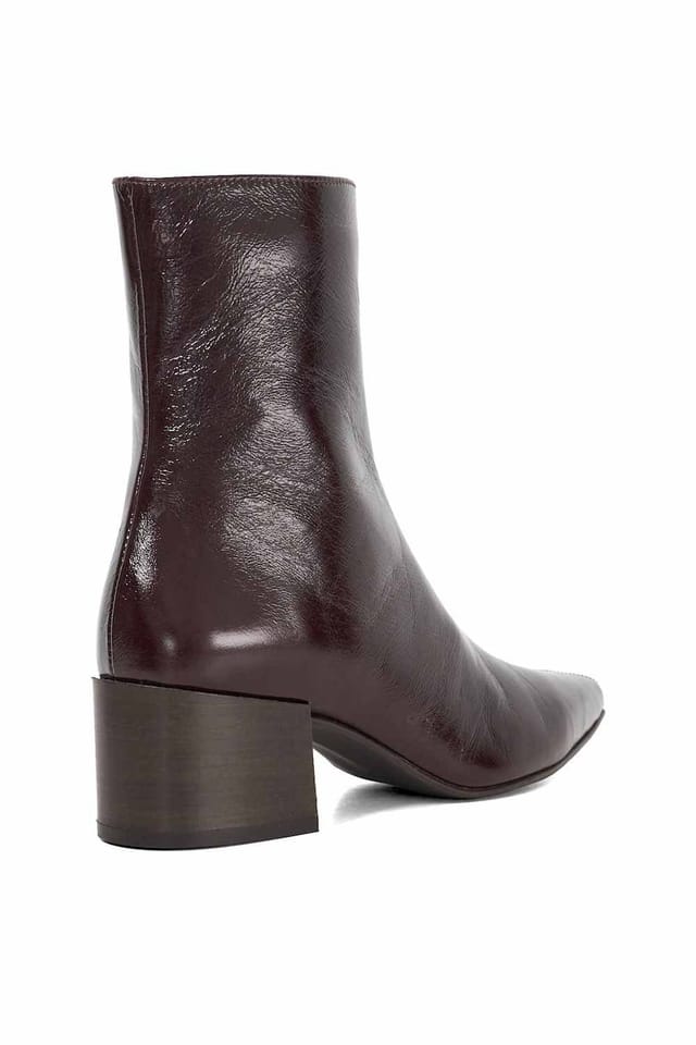 Dune London Dune London Women's 'Pami' Leather Ankle Boots in Brown - 3