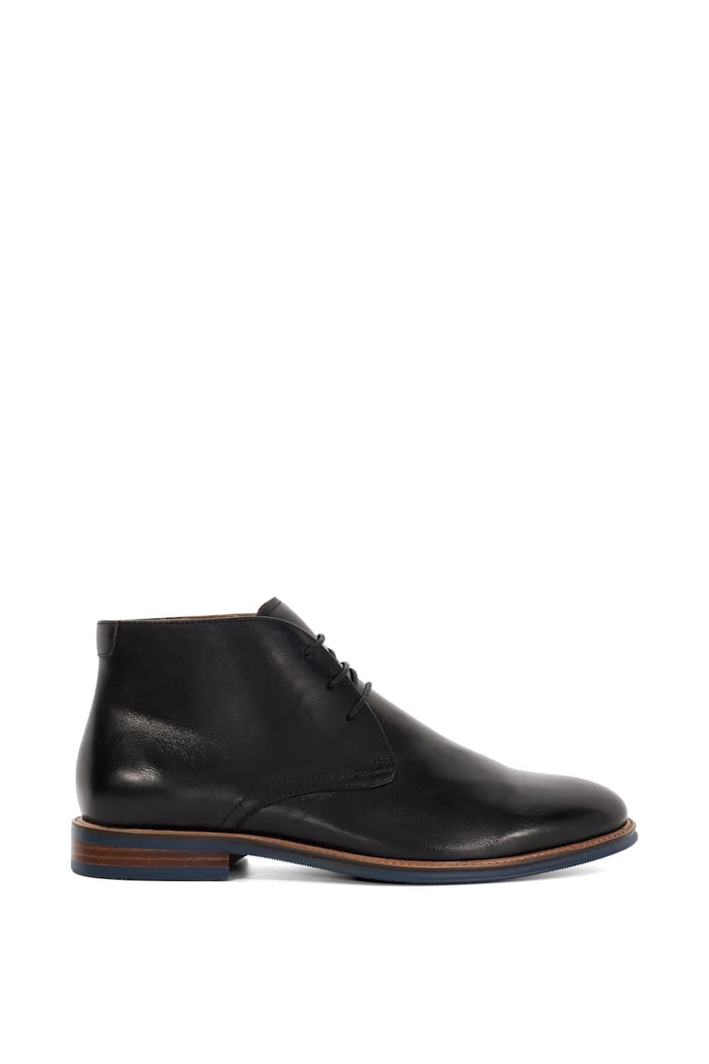 Dune London Dune London Men's 'Millers' Leather Chukka Boots in Black