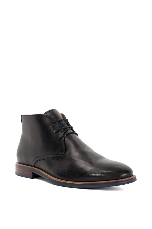Dune London Dune London Men's 'Millers' Leather Chukka Boots in Black - 2