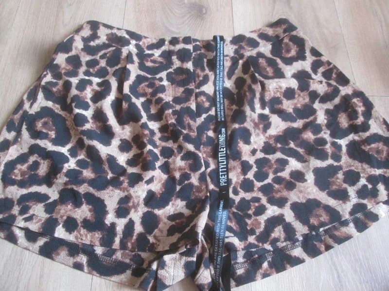 PrettyLittleThing PrettyLittleThing size 12 leopard print high rise summer shorts Brand new with tags