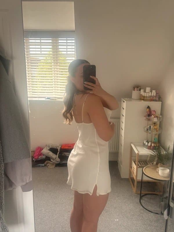 Bershka Bershka chiffon cowl neck dress