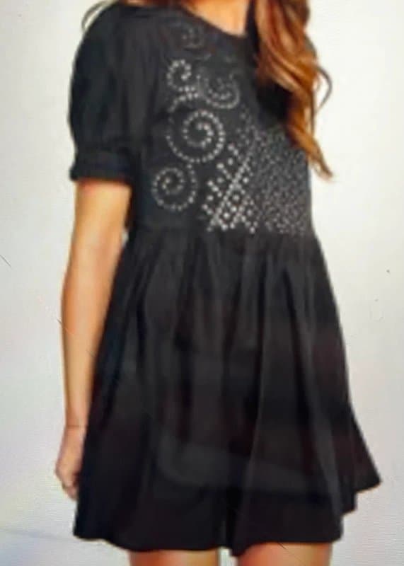Never Fully Dressed Never Fully Dressed Embroidered Mini Dress size