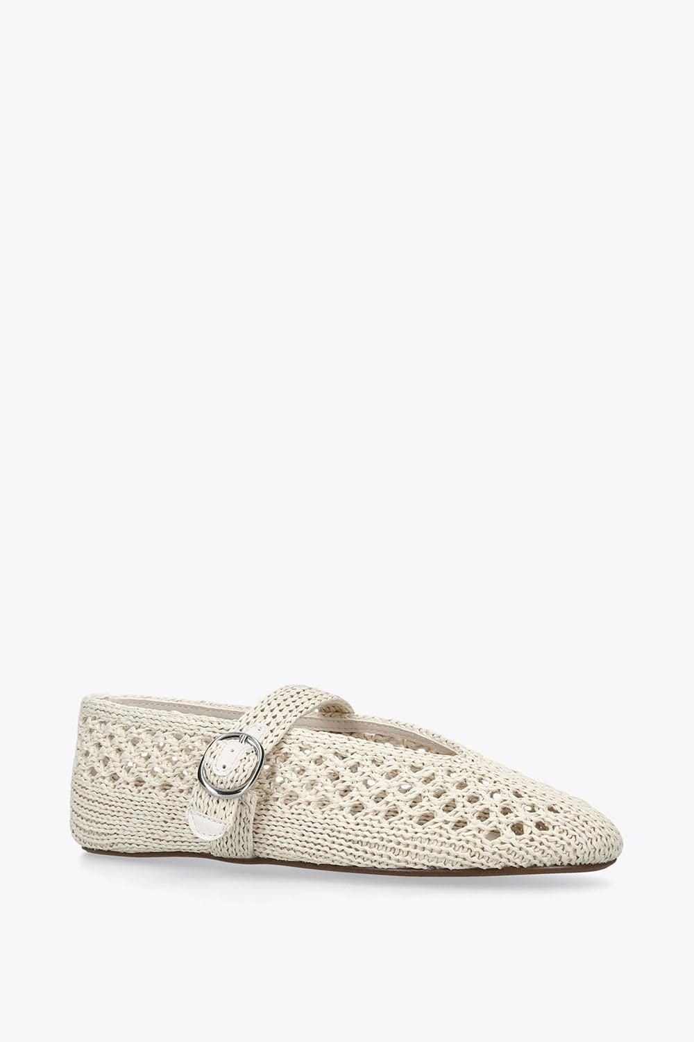 Steve Madden STEVE MADDEN Women's 'Alara Cream' Fabric Flats in Cream - 4