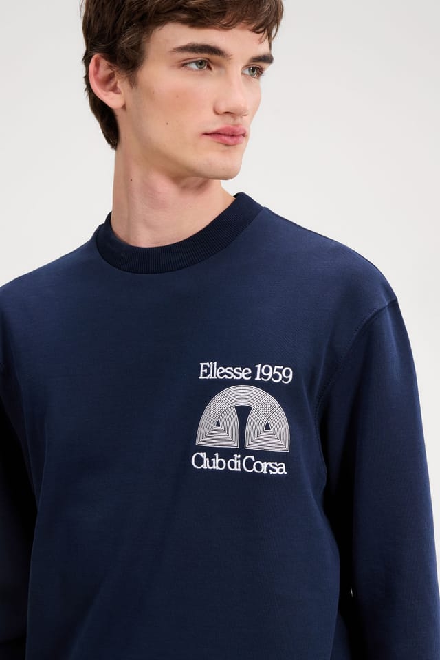 Ellesse Ellesse Men's Club Di Corsa Sweatshirt in Navy - 3