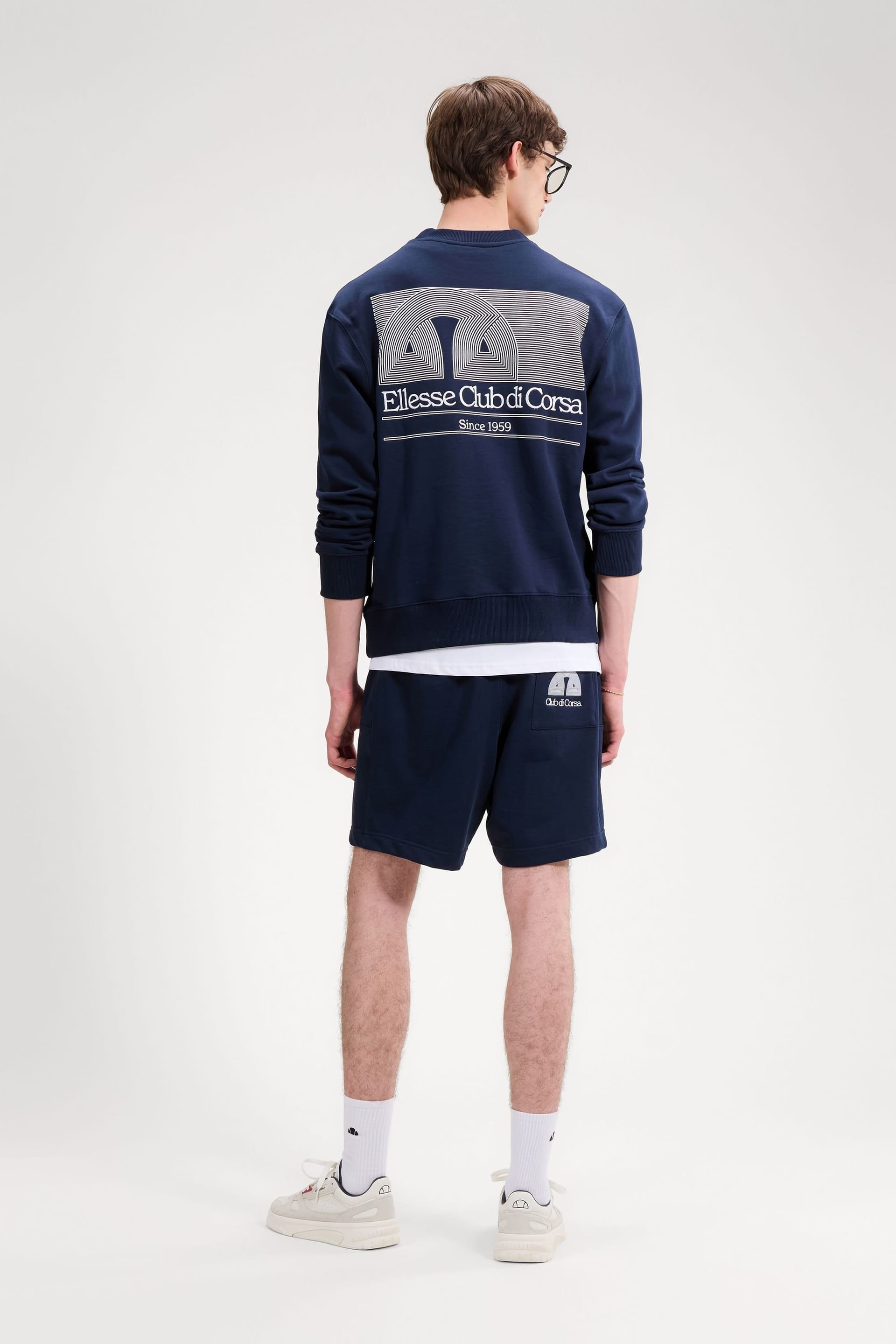 Ellesse Ellesse Men's Club Di Corsa Sweatshirt in Navy - 4