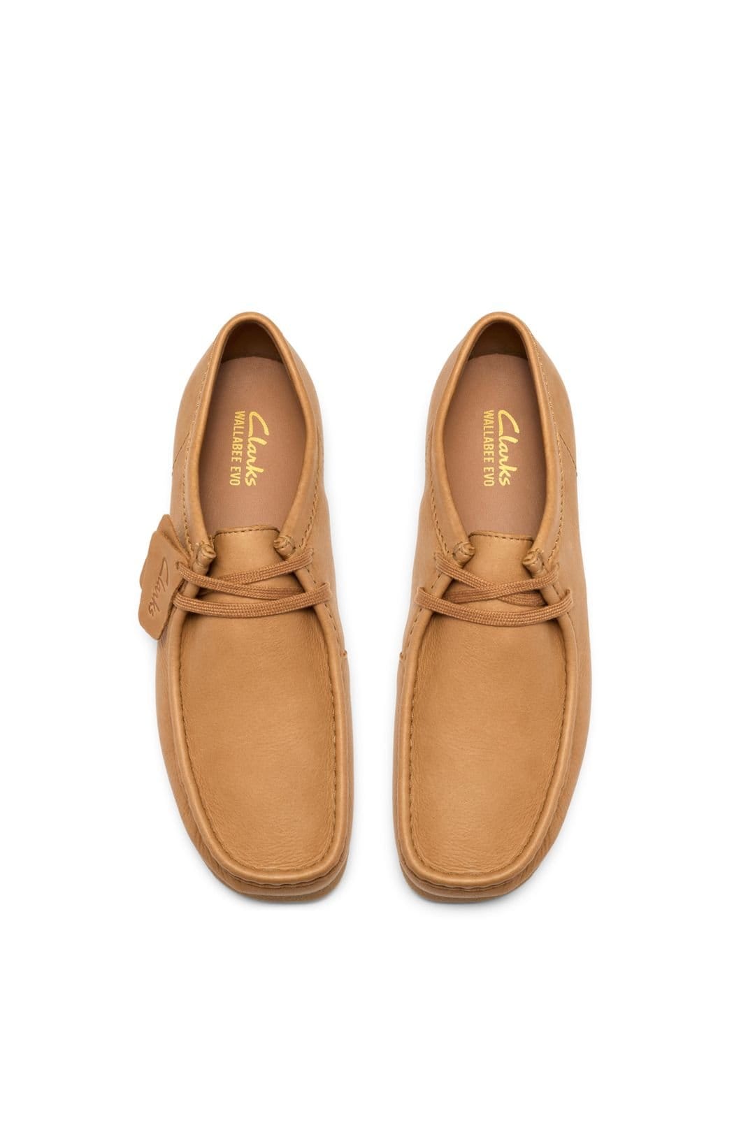 Clarks Originals Clarks Originals Men's Wallabee EVO Leather Lace-Up Shoe Tan - 4