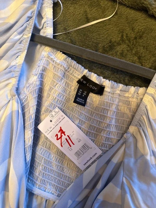 New Look New Look Long Blue Summer Dress size 12