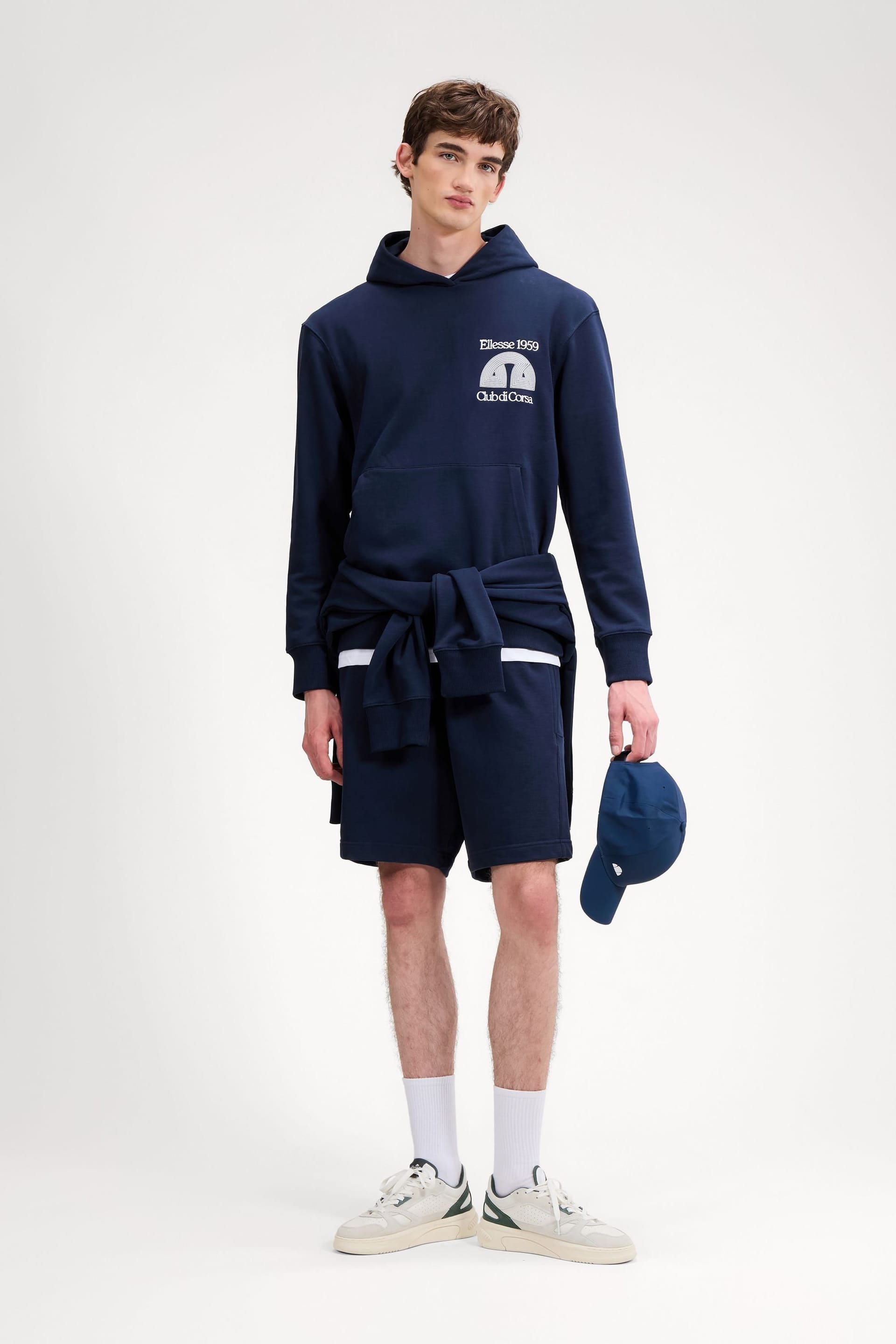 Ellesse Ellesse Men's Club Di Corsa Hoodie in Navy - 4