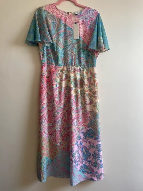 Never Fully Dressed Pastel paisley patterned Never fully dressed dress size 16