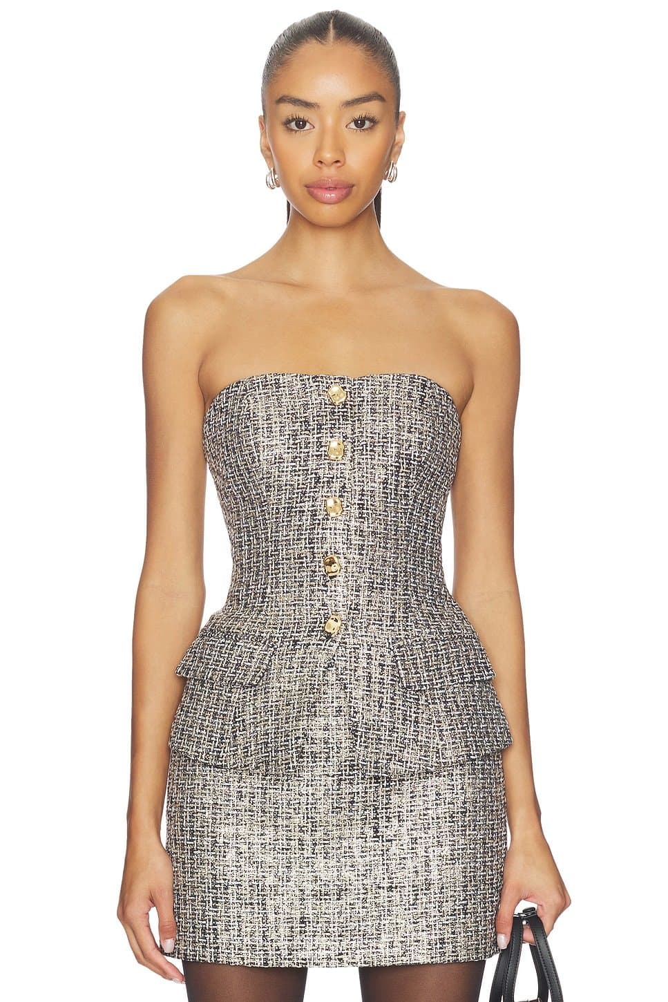 revolve Quinn Tweed Vestier