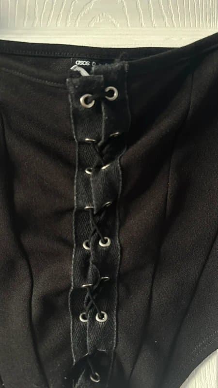 ASOS Black corset top