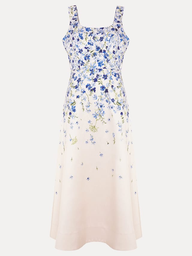 Phase Eight Phase Eight Women's Orla Floral Midi Dress in Cream - 2
