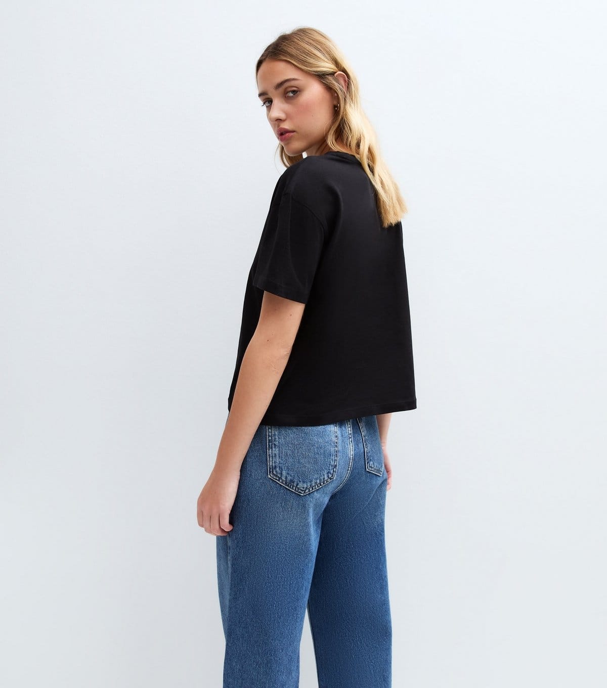 New Look Women's Black Boxy Fit T-Shirt New Look - 4