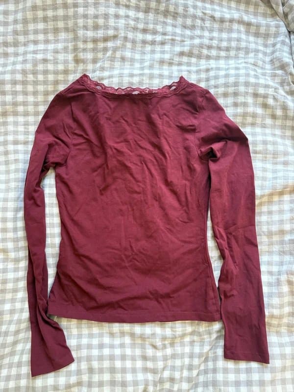 Bershka Bershka long sleeve lace top