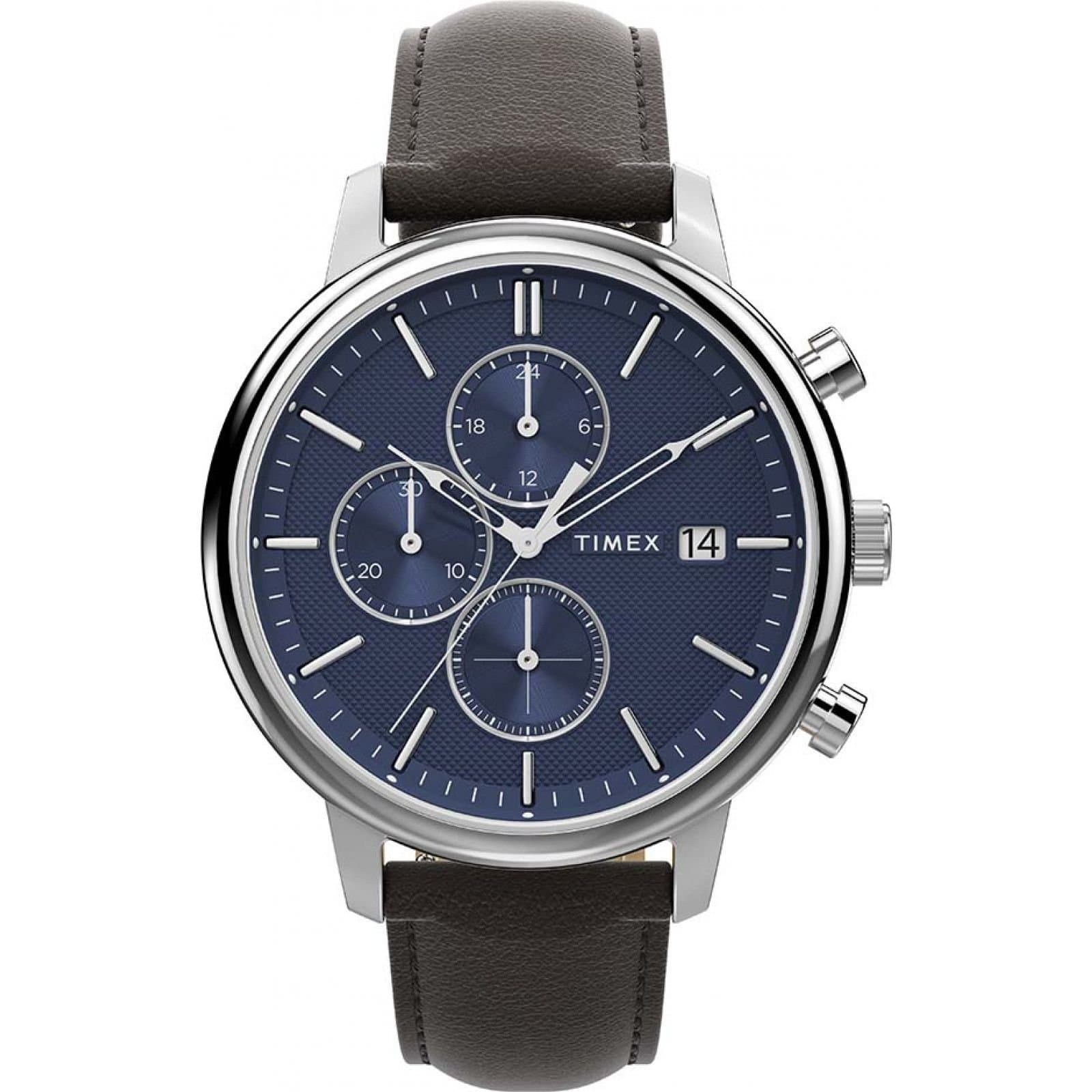 Timex Timex Men's TW2W76200 Classic 45mm Quartz Watch in Brown