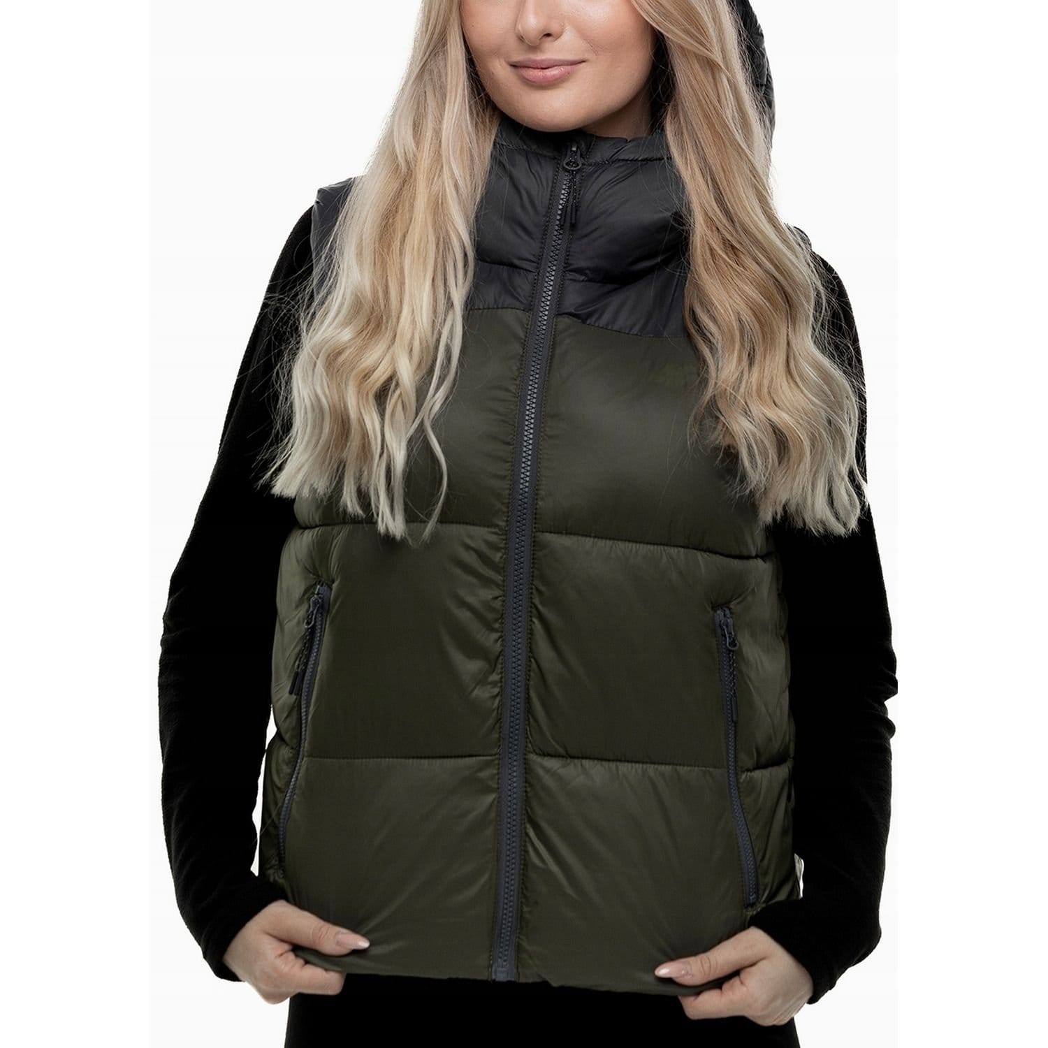 4F 4F Women's H4Z22 Quilted Gilet in Green - 4