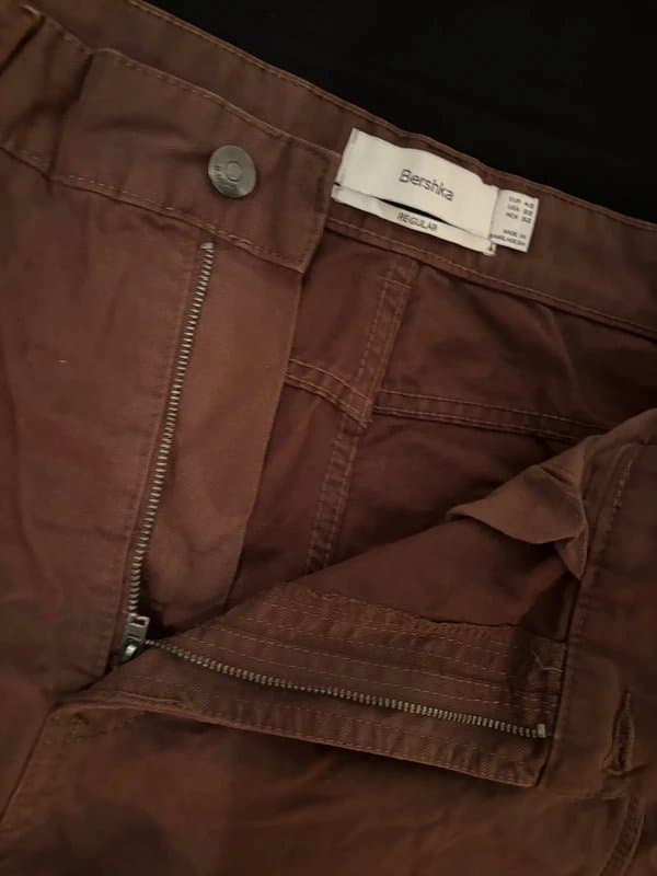 Bershka Brown bershka carpenter pants