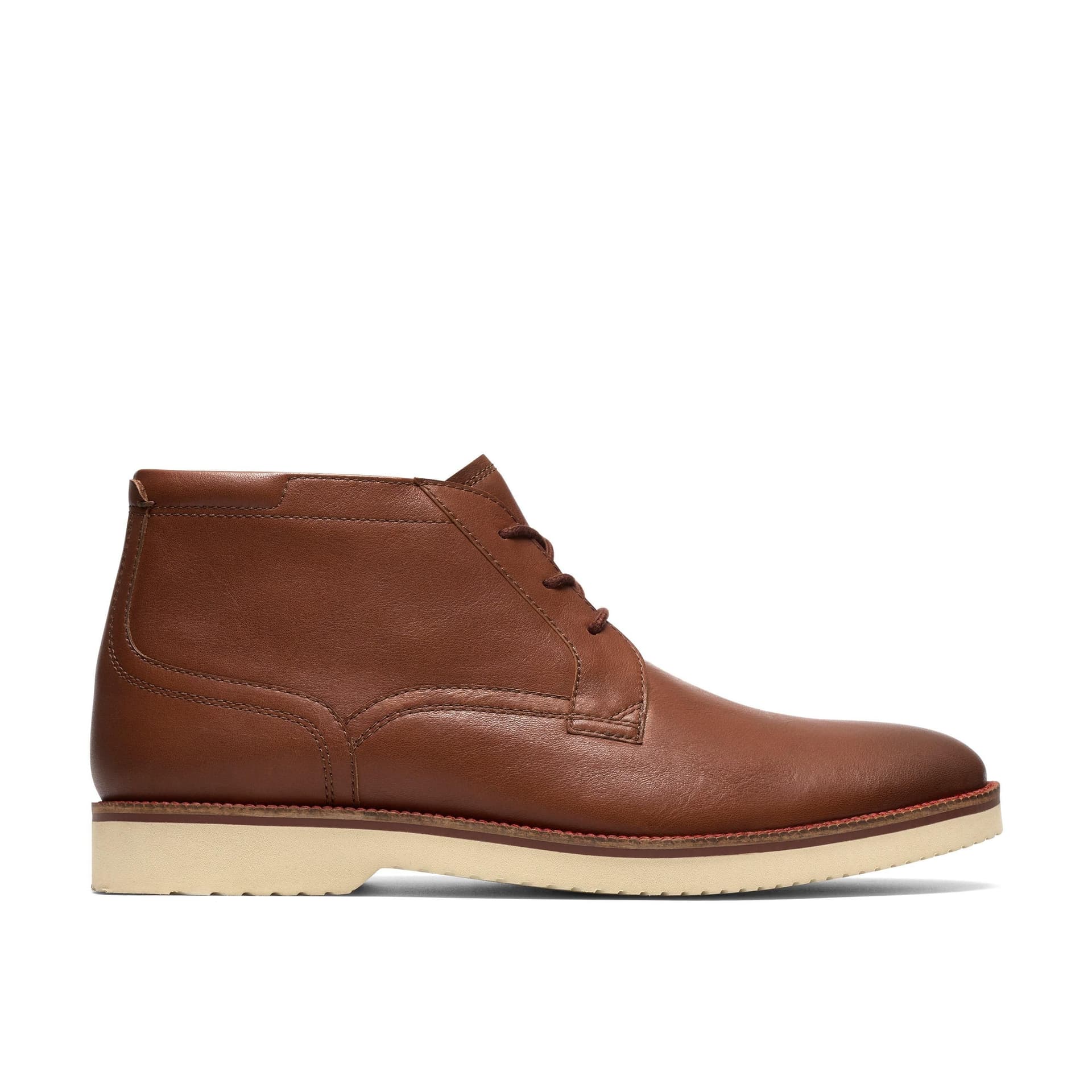 Clarks Clarks Men's Tahoe DB Dark Tan Leather Ankle Boots in Brown