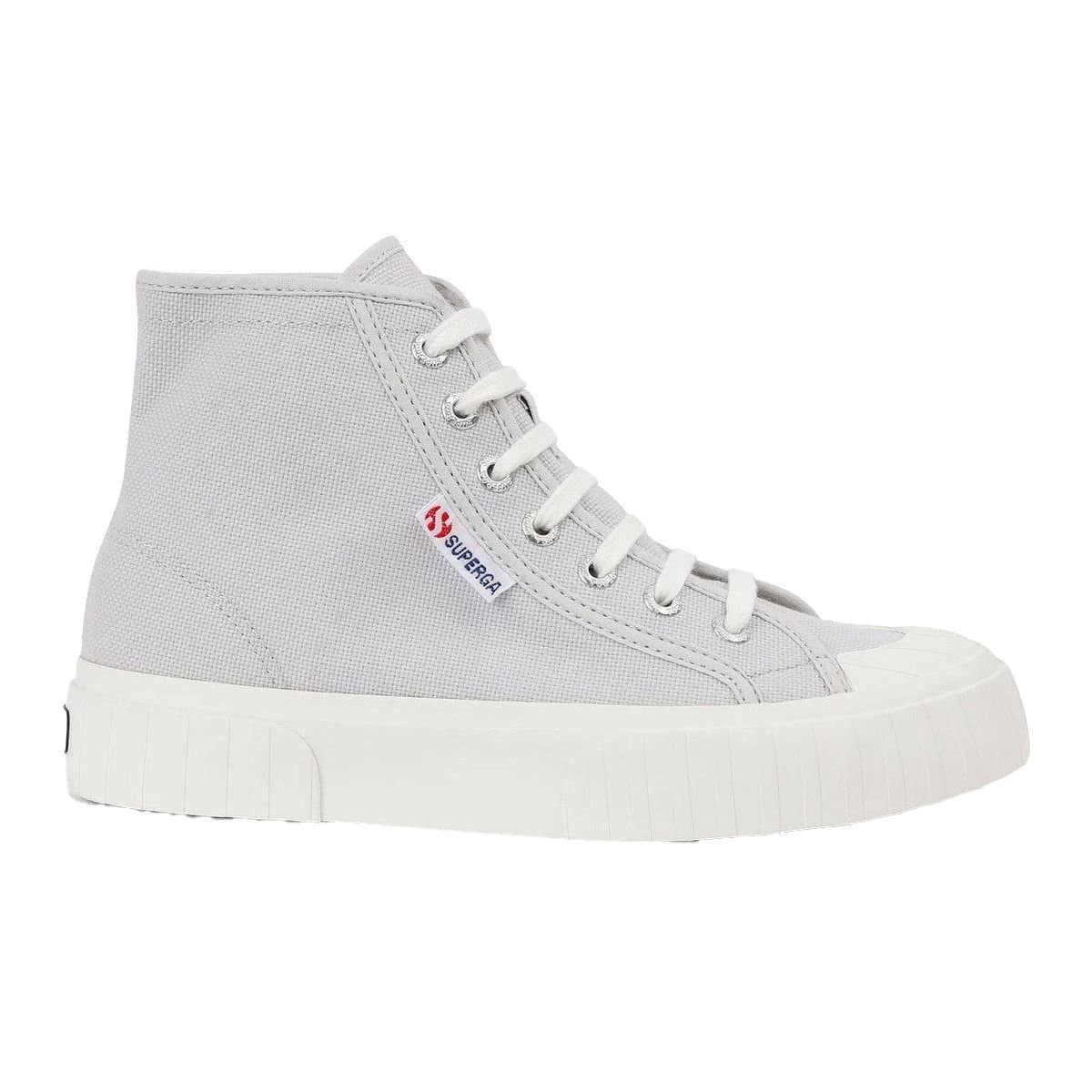 Superga Superga Women's 2696 Stripe High Tops in Grey