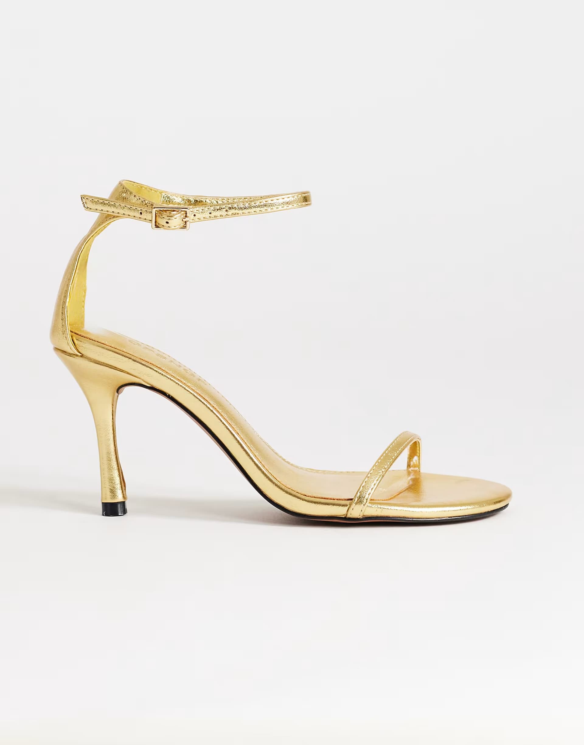 ASOS ASOS Gold Metallic High-Heeled Sandals