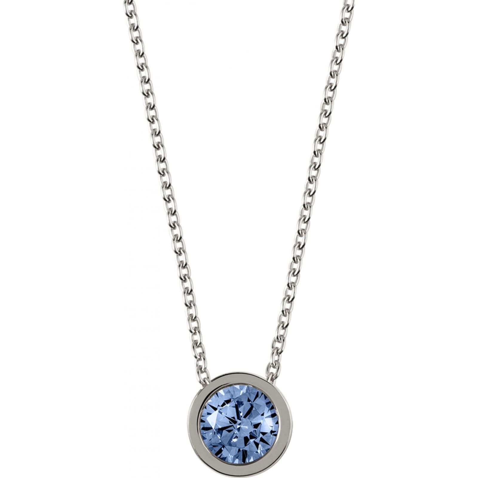 Radley Radley Silver Fountain Road Necklace with Blue Topaz