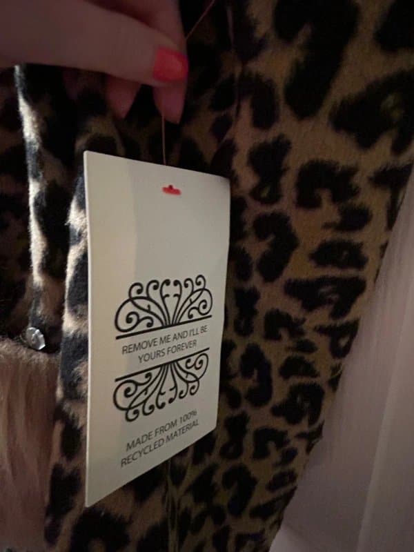 Never Fully Dressed Never fully dressed leopard coat XL
