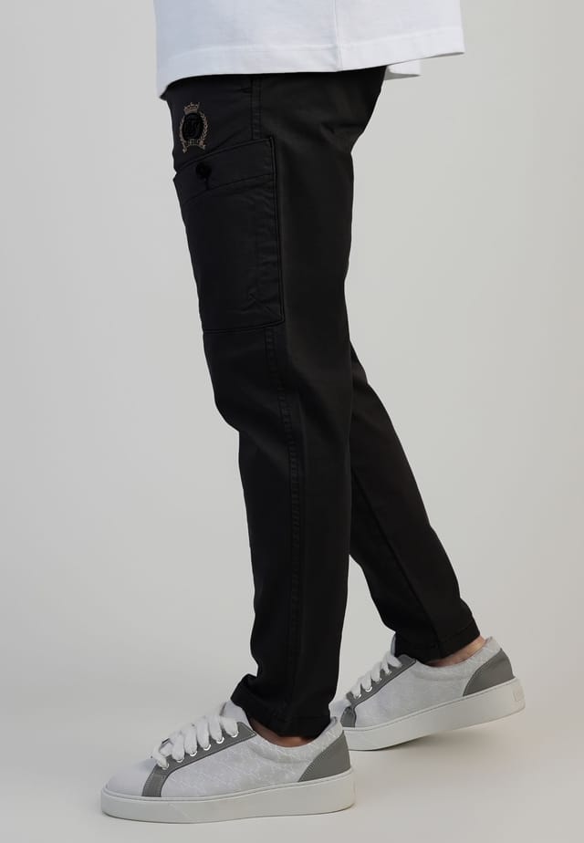SikSilk SikSilk Men's Smart Cargos in Black - 2