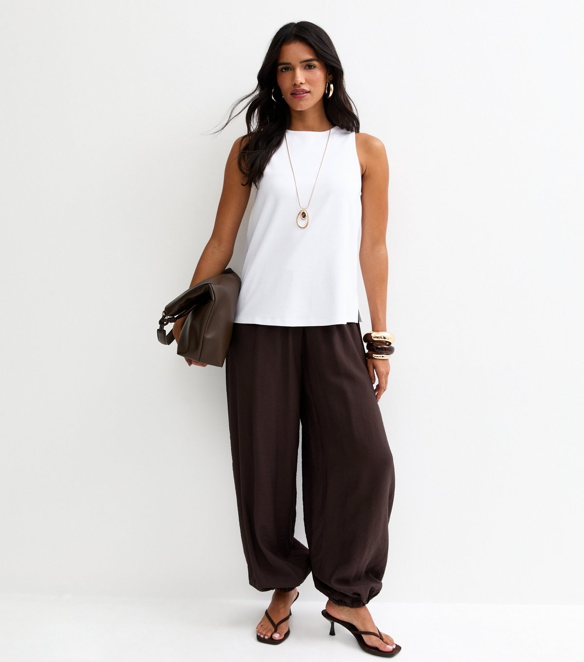 New Look Women's Premium White Jersey Tank Top New Look - 3