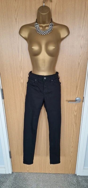 Topshop Topshop Moto Jamie black high waisted skinny jeans W26 L32