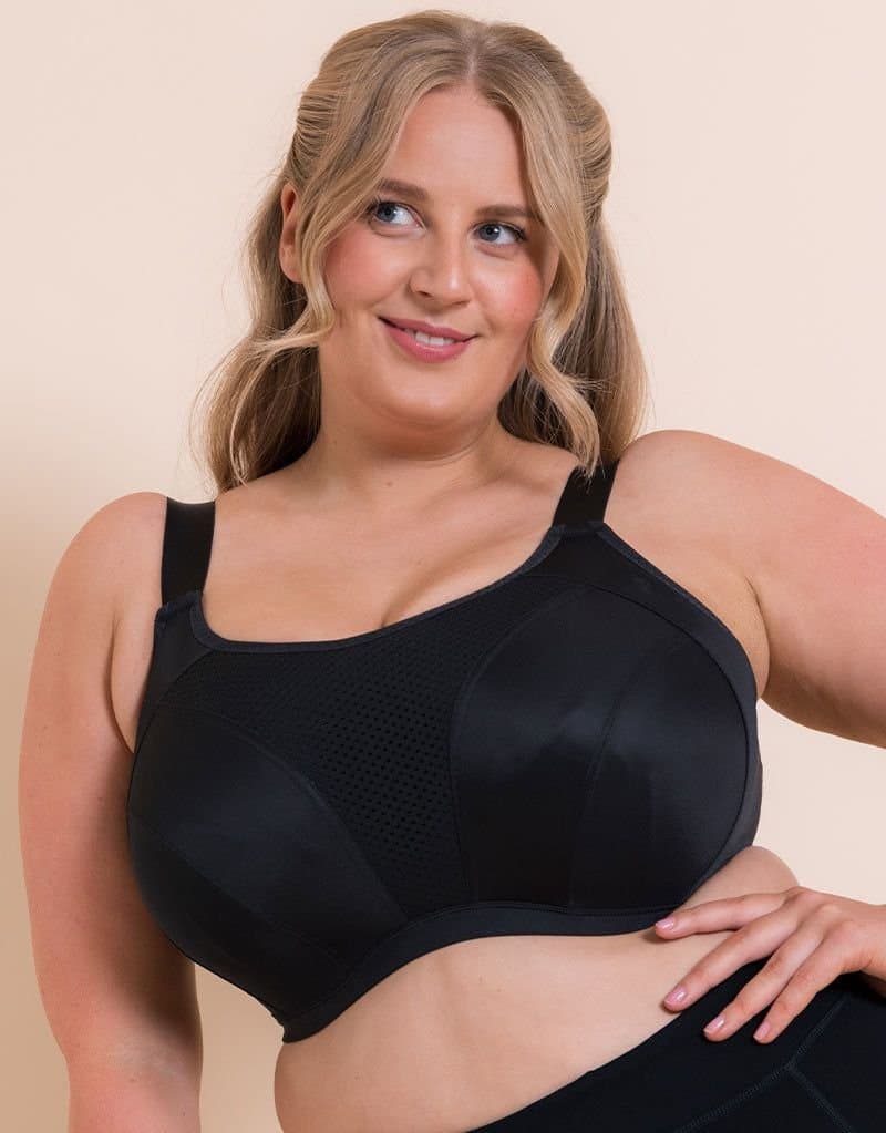 Curvy Kate Curvy Kate Women's Everymove Multiway Sports Bra Underwired High Impact in Black