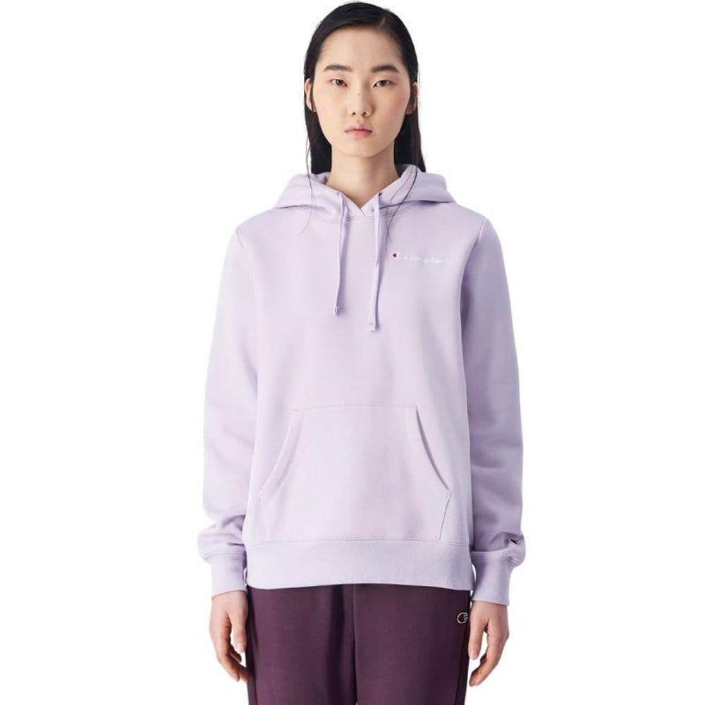 Champion Champion Women's Chest Logo Hoodie in Violet - 4