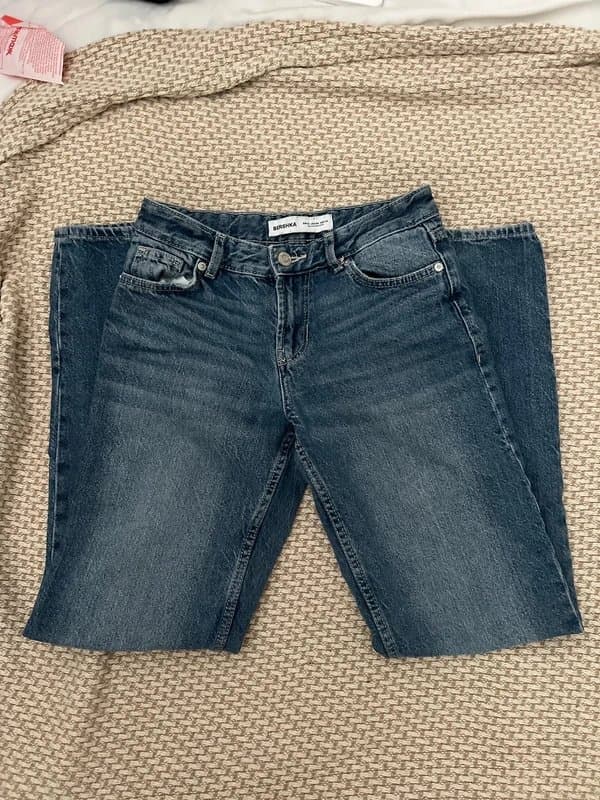 Bershka bershka - straight leg jeans